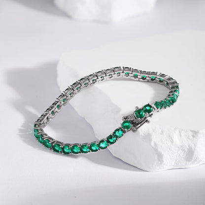 [Rosla]Radiant Colorful Round Cut Party Bracelet