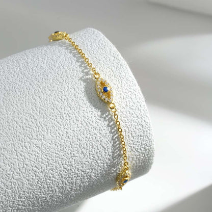 [Rosla]Evil Eye Shape Pendent Necklace