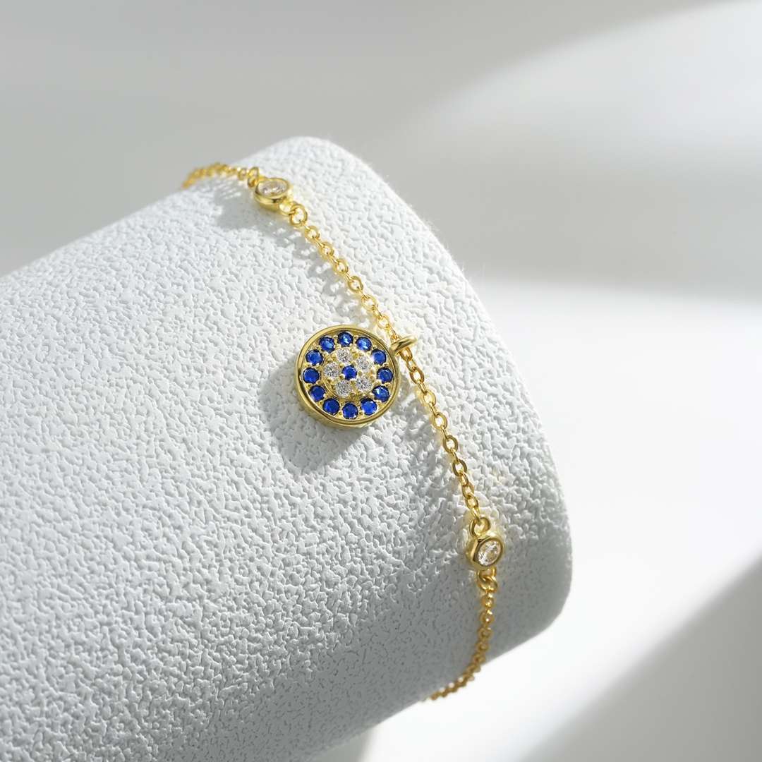 [Rosla]Devil's Eye Round Shape Bracelet