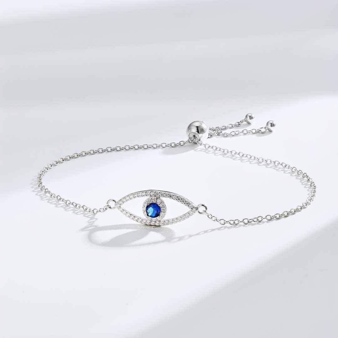 [Rosla]Devil's Eye Hollow Design Bracelet