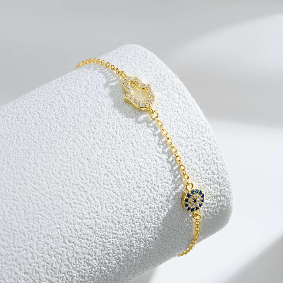 [Rosla]Gost Shape & Round Shape Necklace