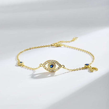 [Rosla]Dainty Eye Shape Necklace