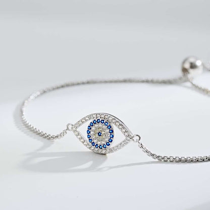 [Rosla]Dazzling Eye Shape Necklace