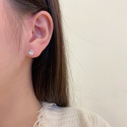[Rosla]Oval Classic Dignified Elegant Earrings