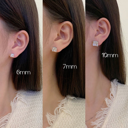 [Rosla]Delicate Square Shape Earrings
