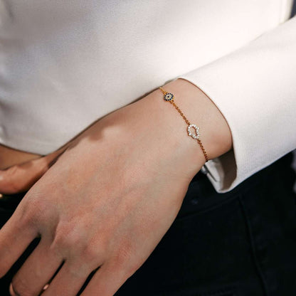 [Rosla]Gost Shape & Round Shape Necklace