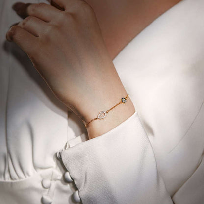 [Rosla]Gost Shape & Round Shape Necklace