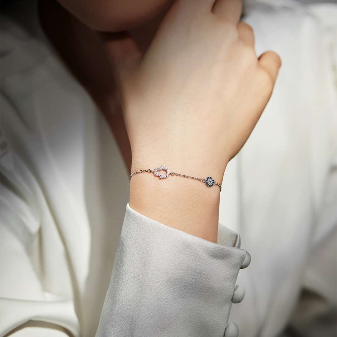 [Rosla]Gost Shape & Round Shape Necklace