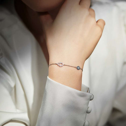 [Rosla]Gost Shape & Round Shape Necklace