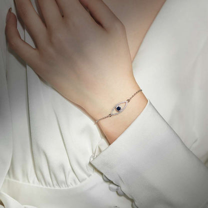 [Rosla]Devil's Eye Hollow Design Bracelet