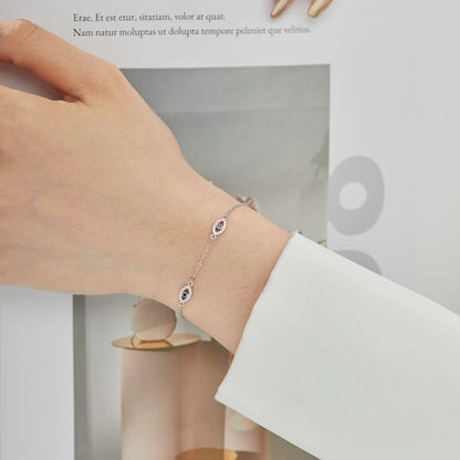 [Rosla]Evil Eye Shape Pendent Necklace