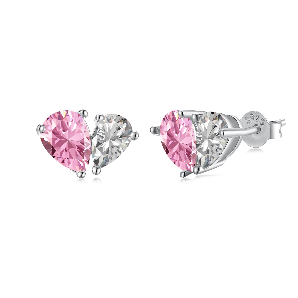 [Rosla]Dazzling Elegant Heart Cut Lover Earrings