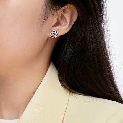 [Rosla]Exquisite Flower Shape Daily Earrings