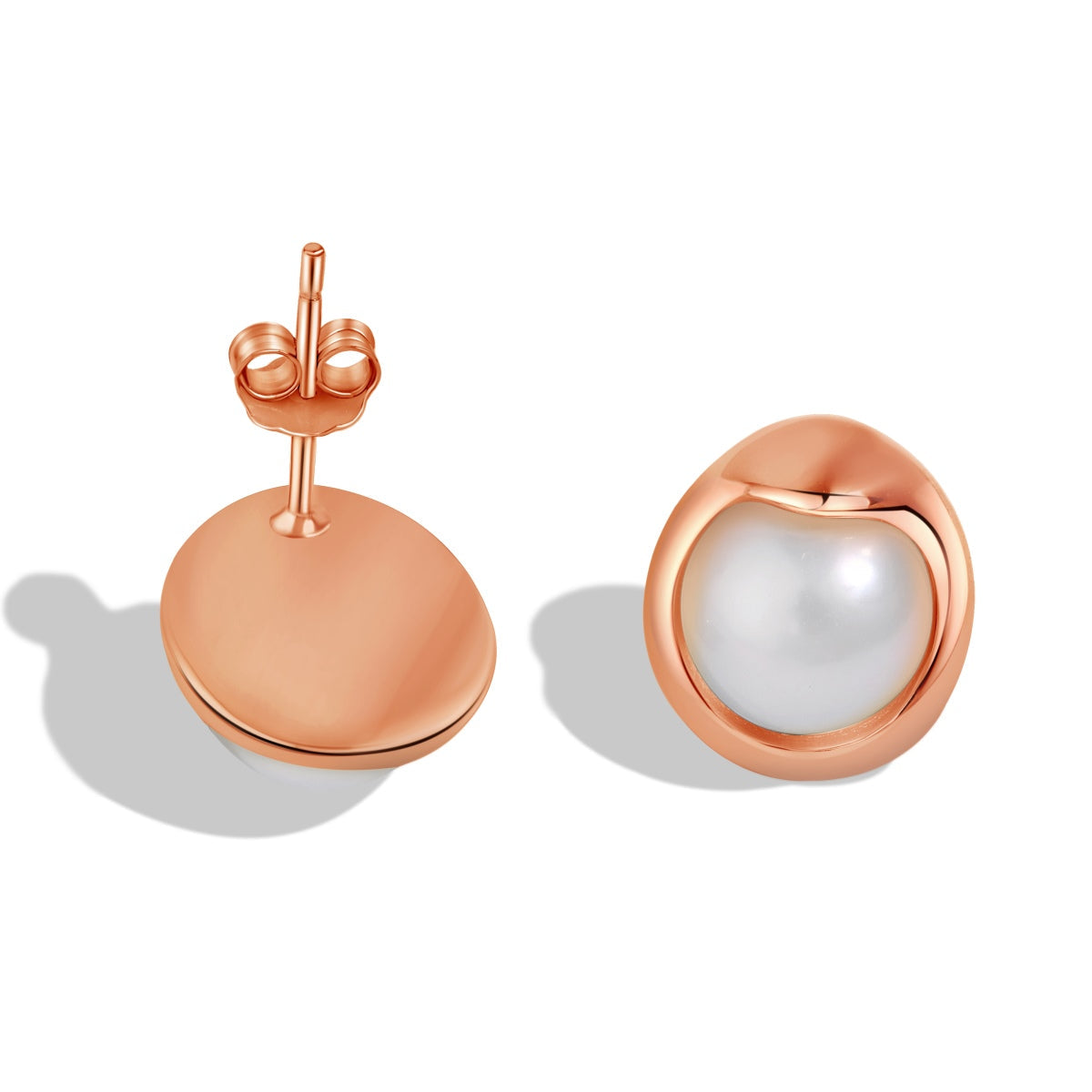 [Rosla]Dainty Bread Pearl Earrings