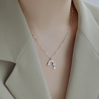 [Rosla]Unique Rainbow Star Necklace