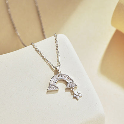 [Rosla]Unique Rainbow Star Necklace