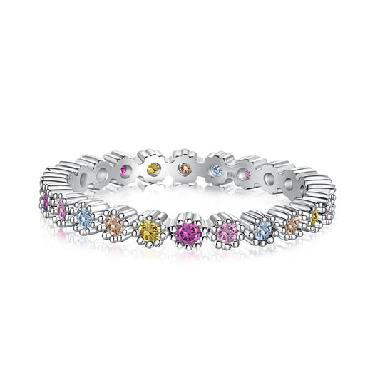 [Rosla]Exquisite Colorful Round Cut Party Ring