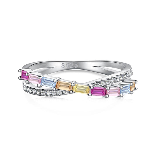 [Rosla]Energetic Elegant Radiant Cut Party Ring
