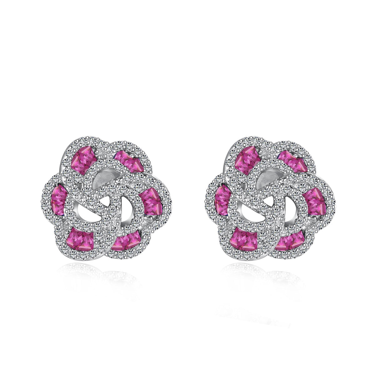 [Rosla]Exquisite Flower Shape Daily Earrings