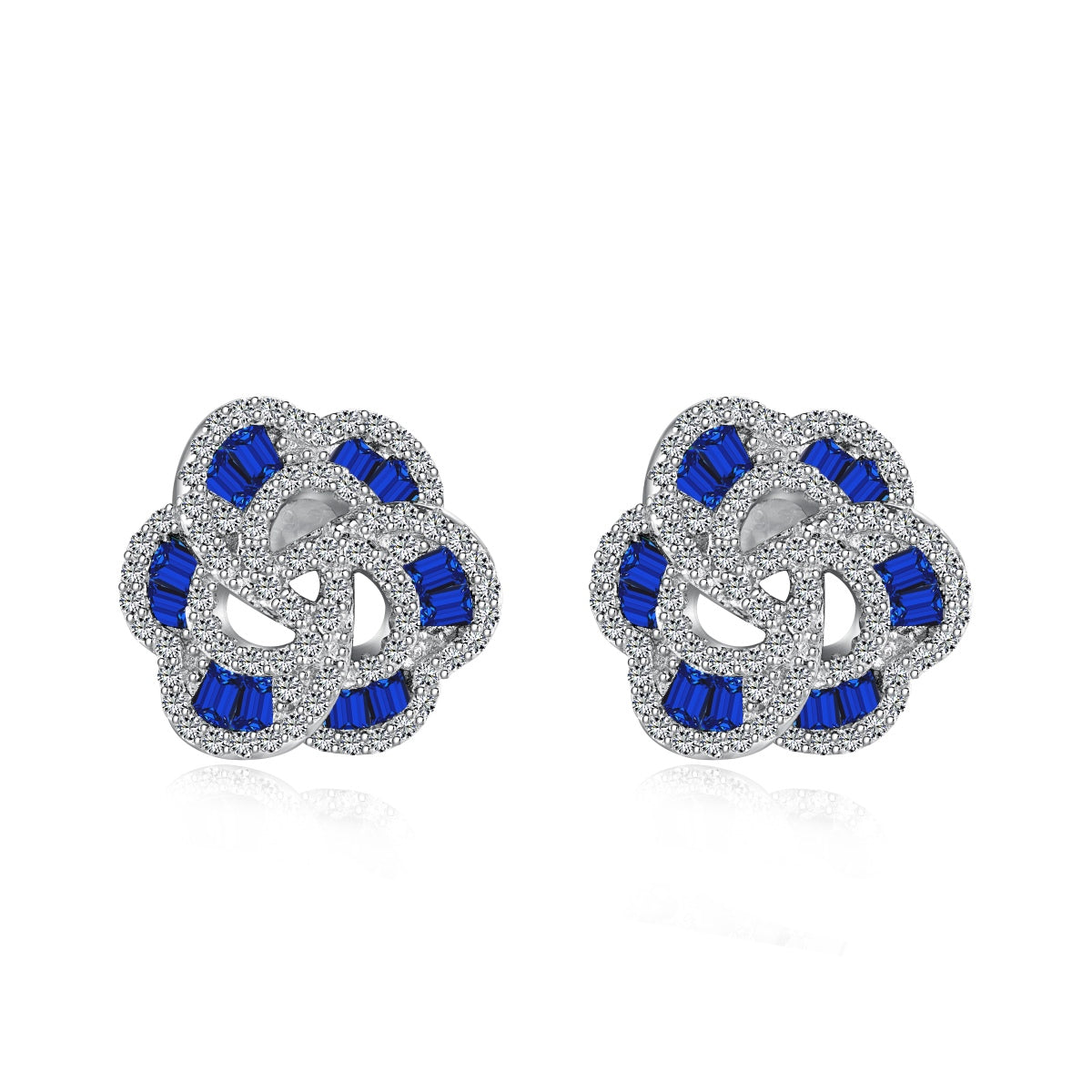 [Rosla]Exquisite Flower Shape Daily Earrings