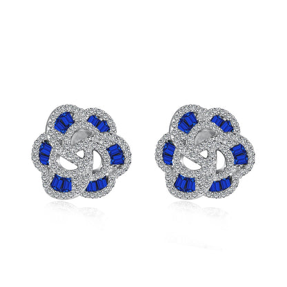 [Rosla]Exquisite Flower Shape Daily Earrings