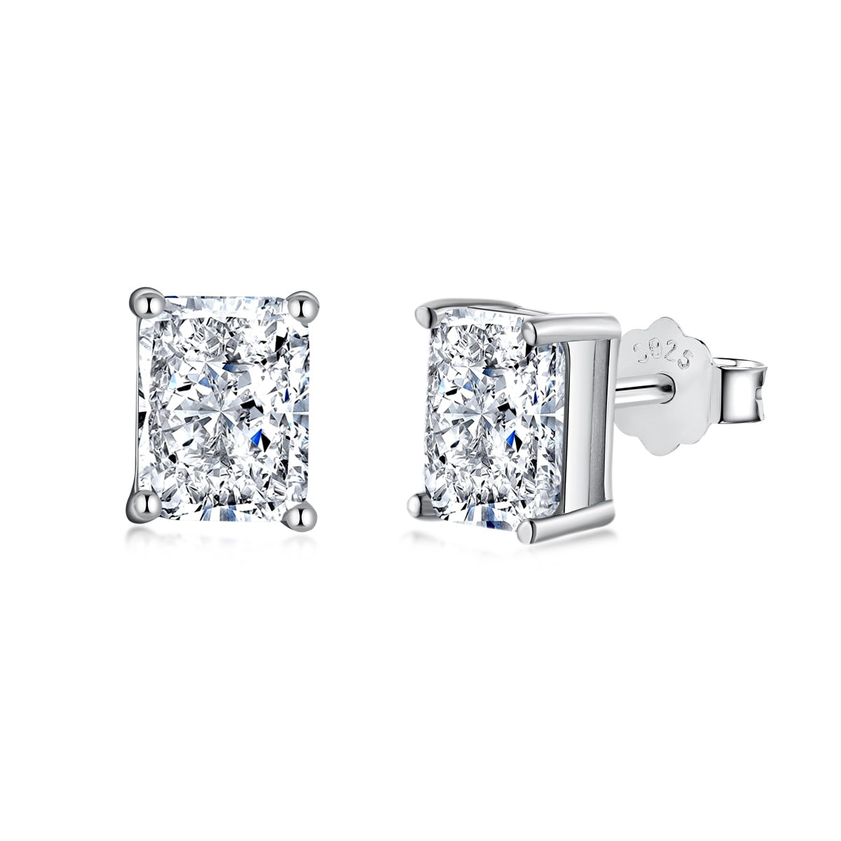 [Rosla]Radiant Luxurious Princess Cut Daily Earrings