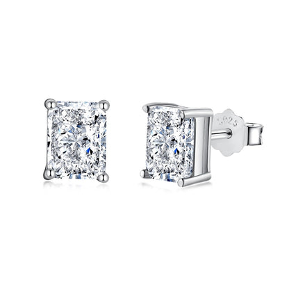[Rosla]Radiant Luxurious Princess Cut Daily Earrings