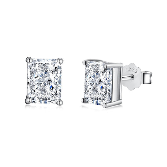 [Rosla]Radiant Luxurious Princess Cut Daily Earrings