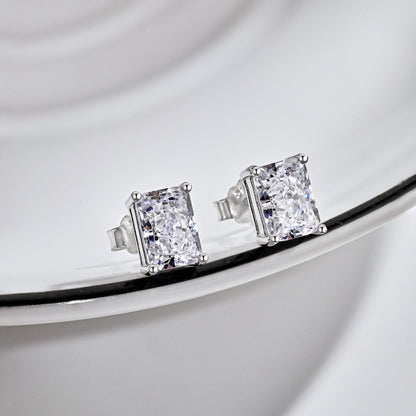 [Rosla]Radiant Luxurious Princess Cut Daily Earrings