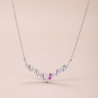 [Rosla]Dazzling Rainbow Necklace