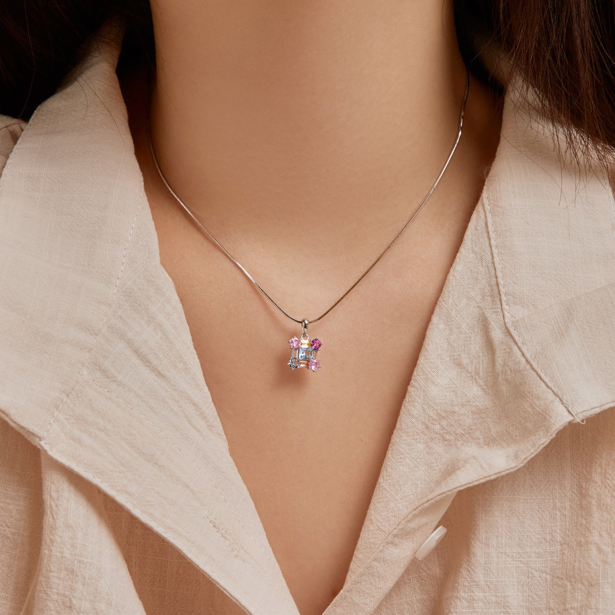 [Rosla]Gorgeous Multi Colorful Necklace