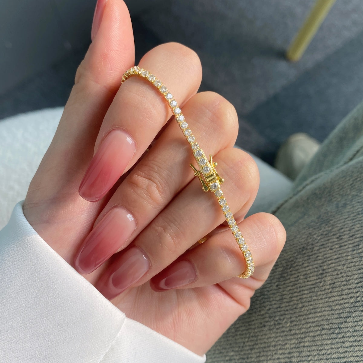 [Rosla]Radiant Colorful Round Cut Party Bracelet