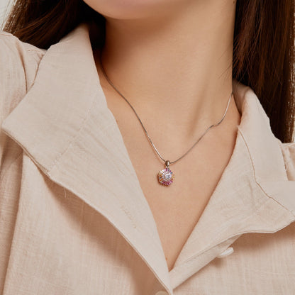 [Rosla]Charming Flower Colorful Necklace