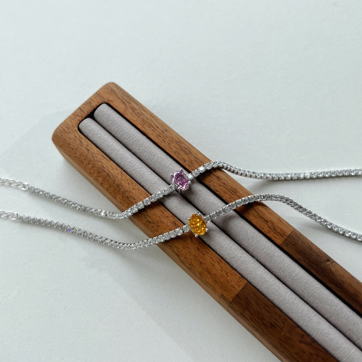 [Rosla]0.75 Carat Exquisite Oval Cut Daily Bracelet