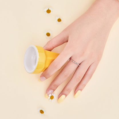 [Rosla]Charming Colorful Round Cut Daily Ring