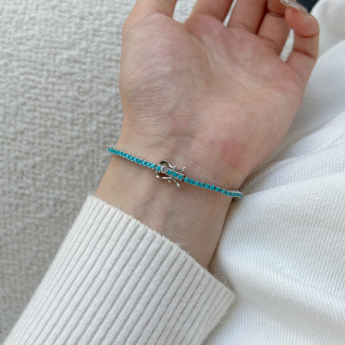 [Rosla]Dazzling Exquisite Round Cut Daily Bracelet