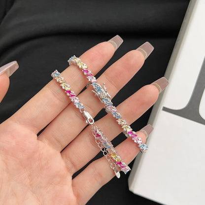 [Rosla]Ornate Sparkling Multi Cut Party Bracelet