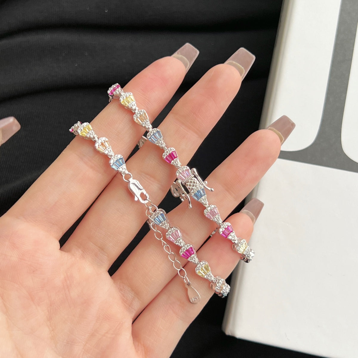 [Rosla]Radiant Water Drop Shape Daily Bracelet