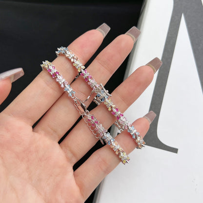 [Rosla]Radiant Colorful Emerald Cut Party Bracelet