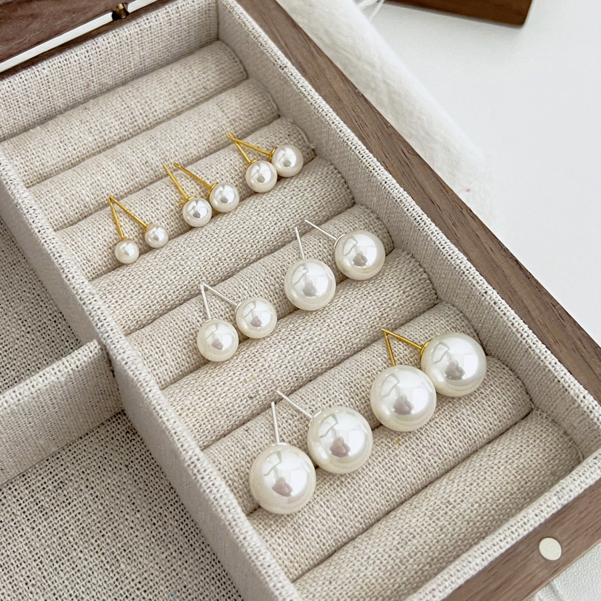 [Rosla]Delicate Pearl Earrings