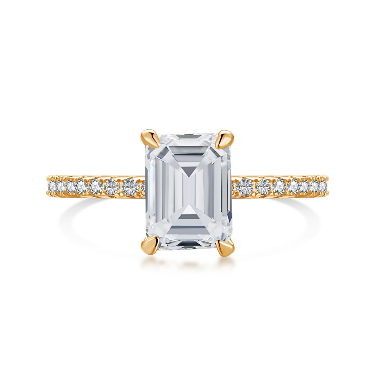 [Rosla]2.0 Carat Scintillating Ornate Radiant Cut Party Ring