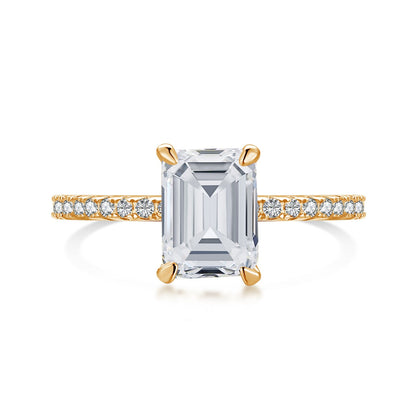 [Rosla]2.0 Carat Scintillating Ornate Radiant Cut Party Ring