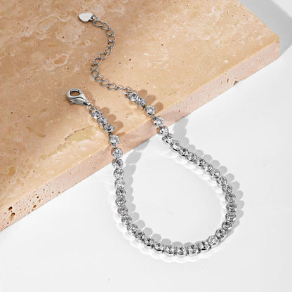 [Rosla]Dazzling Sparkling Round Cut Daily Bracelet