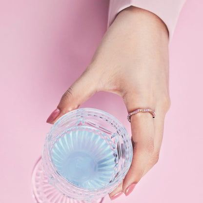 [Rosla]Dainty Colorful Round Cut Party Ring