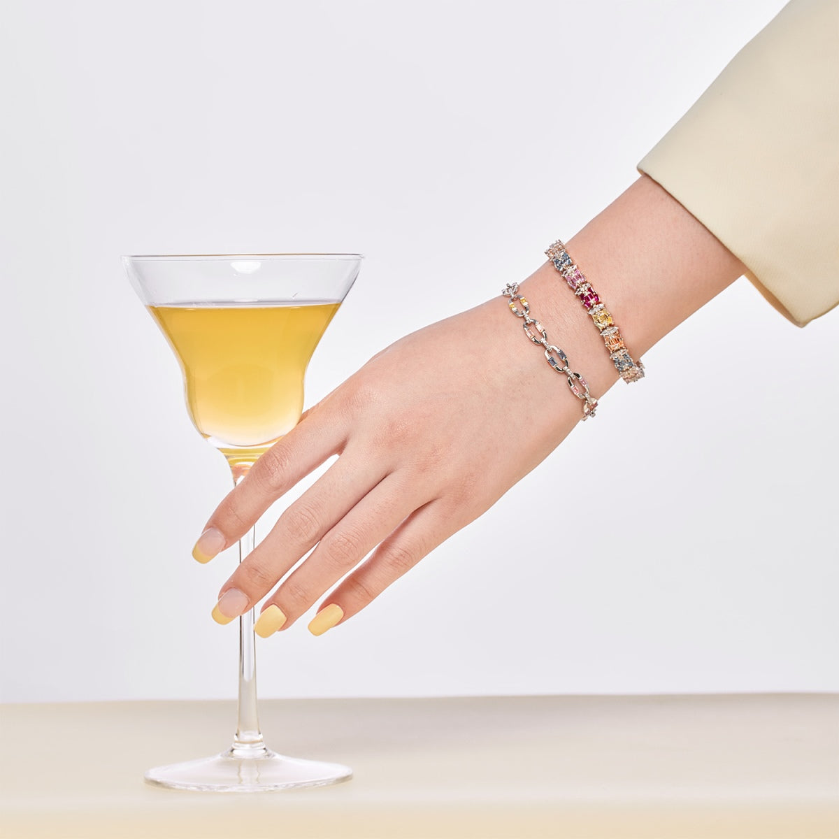 [Rosla]Delicate Colorful Multi Cut Party Bracelet