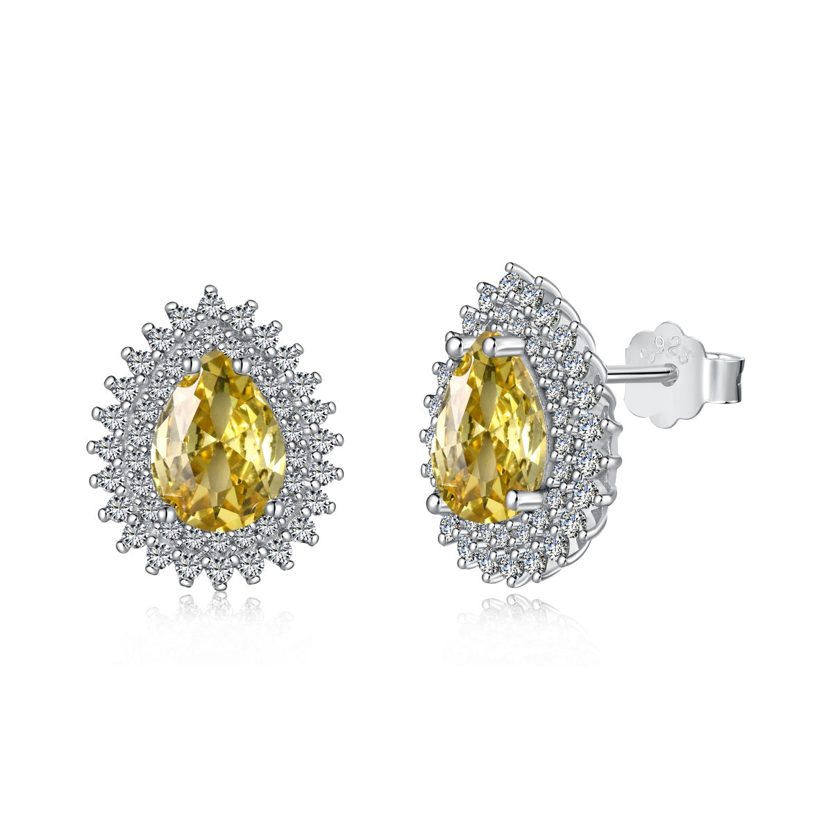[Rosla]Delicate Gorgeous Pear Cut Daily Earrings