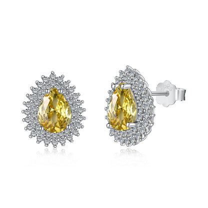 [Rosla]Delicate Gorgeous Pear Cut Daily Earrings