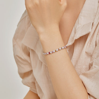 [Rosla]Radiant Colorful Round Shape Daily Bracelet