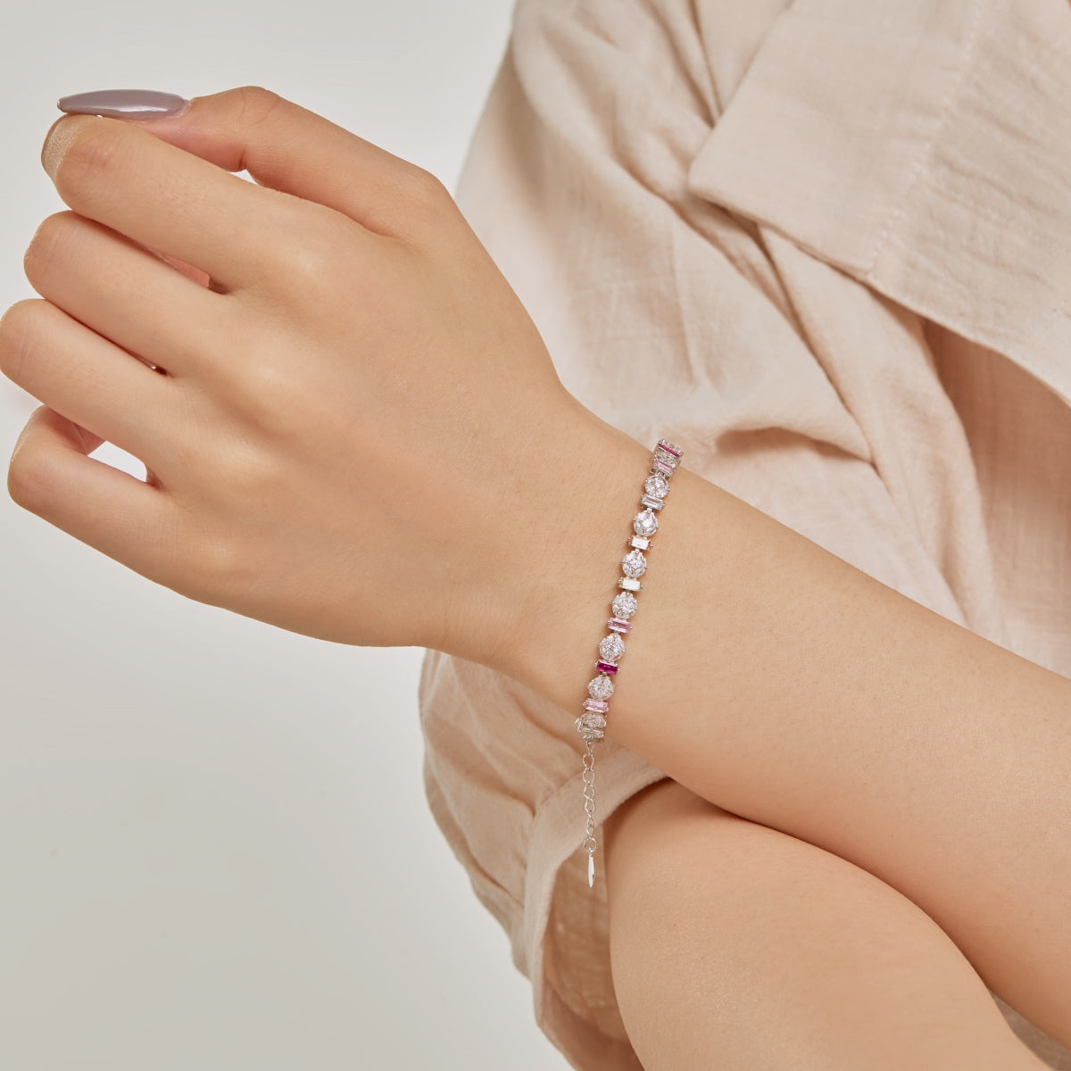 [Rosla]Radiant Colorful Round Shape Daily Bracelet