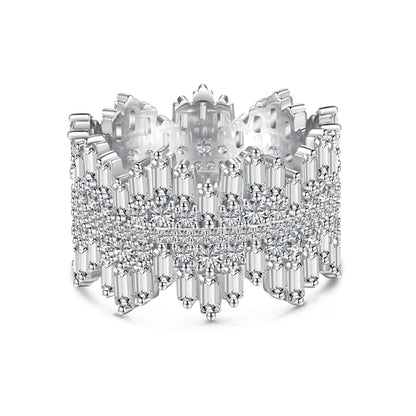 [Rosla]Luxurious Colorful Radiant Cut Daily Ring